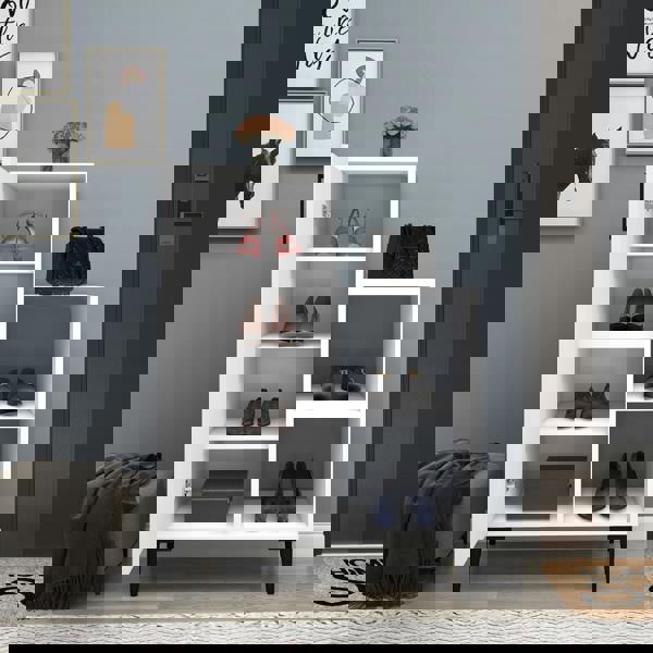 Destina Home Reysary Shoe Storage Shelf with Cabinet