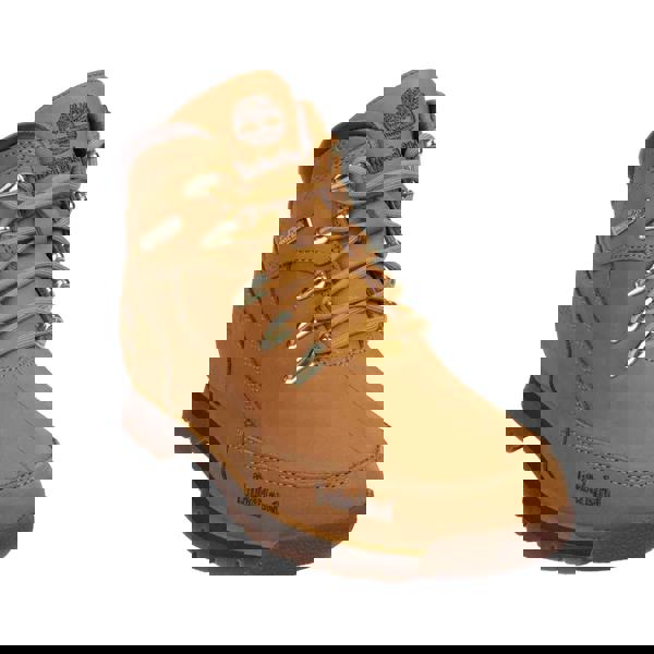 Timberland Boys Euro Rock Leather Lace Up Boots - Wheat