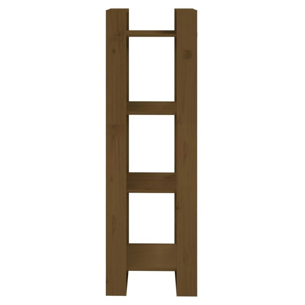 Berkfield Book Cabinet/Room Divider Honey Brown 41x35x125 cm Solid Wood