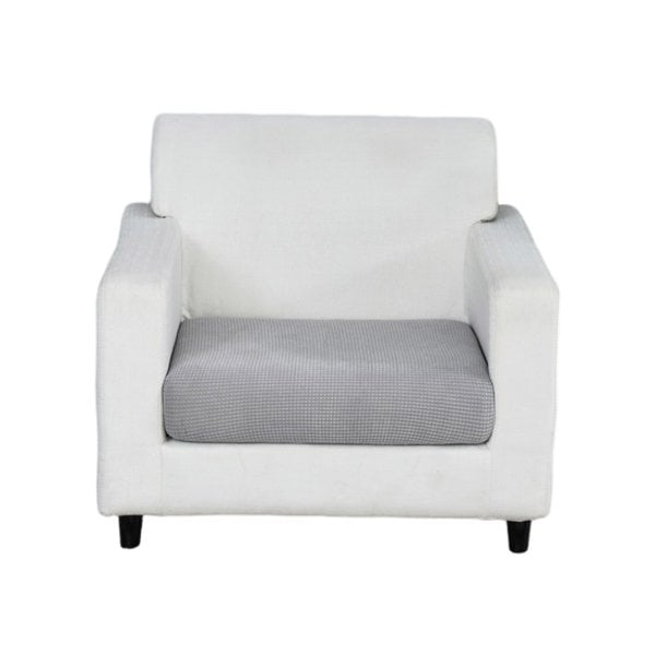 Anyseat Sofa Cover Gray Polyester Thick Stretchable Cushion For Living Room 1Pc Normal Size145-185cm