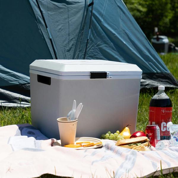 Koolatron 27L Electric Cool Box Warmer Mini Car Fridge Portable Iceless Cooler for Travel Camping