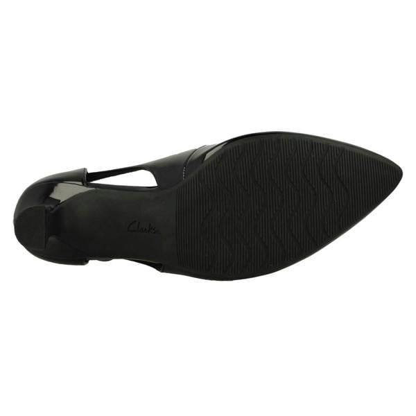 Clarks Ladies Clarks Cut Out Buckle Detailed Court Shoes Kataleyna Rae
