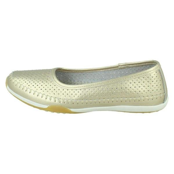 Down to Earth Ladies Down To Earth Ballerina Casual Shoes F80573