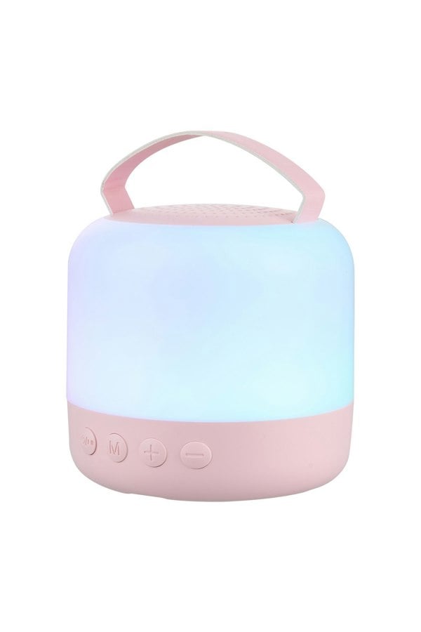 Living and Home Portable Wireless RGB Light Karaoke Speaker With 2 Microphones