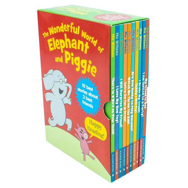 Walker Books The Wonderful World of Elephant and Piggie Series 10 Books Collection by Mo Willems