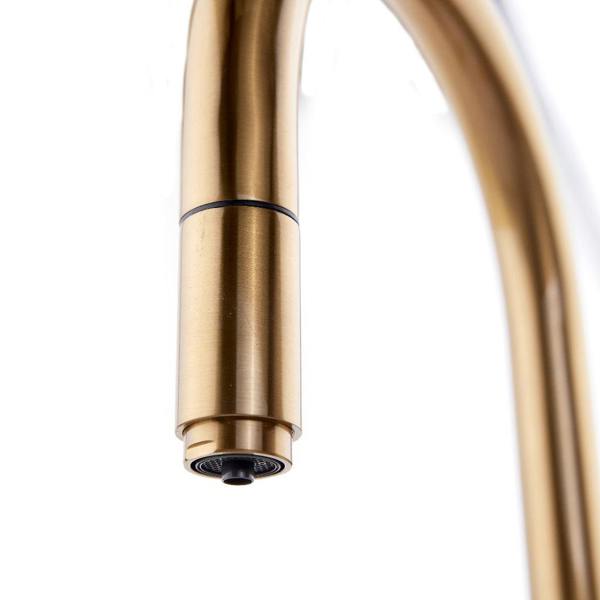 Boha Round Pull Out 3-in-1 Boiling Water Tap - Brushed Brass