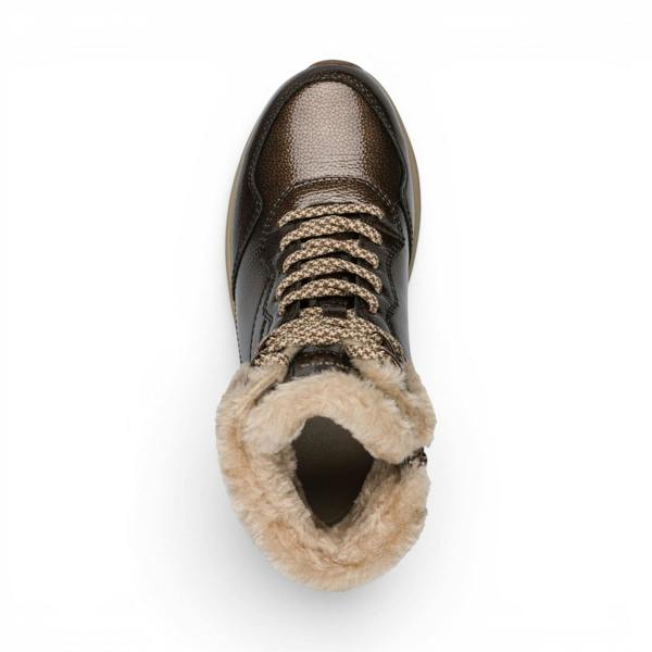 Tamaris Women’s Brown Warm Winter Waterproof Lace-up Ankle Boots - 26278-45