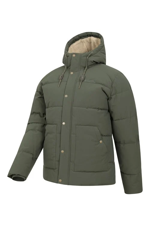 Mountain Warehouse Mens Manta Padded Jacket - Khaki Green