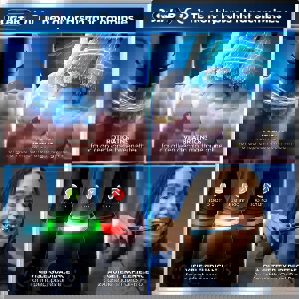 Oral-B iO 6 Electric Toothbrush | 2-Pack | Black & Pink | 2 Brush Heads | Premium Travel Case