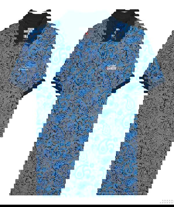 Lambretta Mens Classic Paisley Print Mod Retro Ska Casual Polo