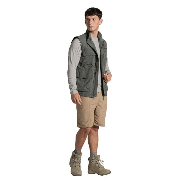 Craghoppers Mens Adventure V Nosilife Gilet - Dark Sage - 