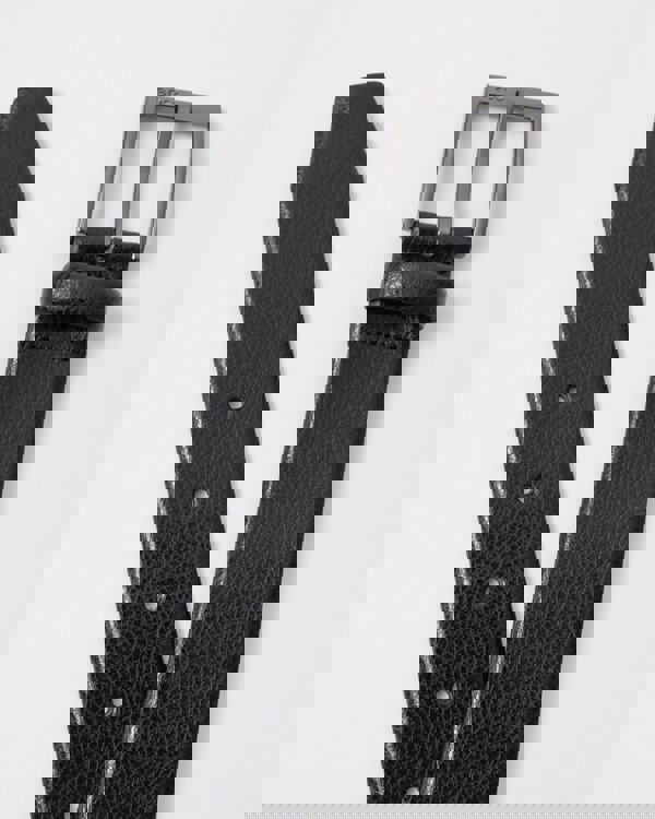 BOSS Orange Mens Elloy Belt - Black 001 buckle and end detail