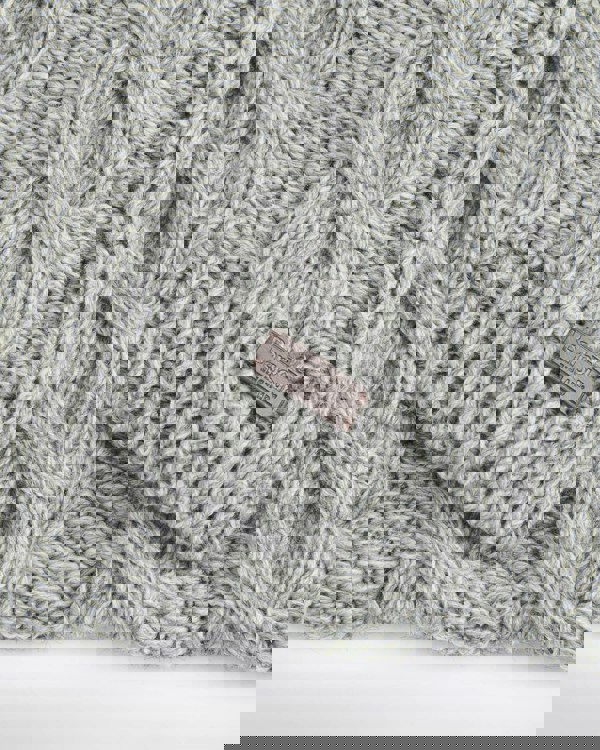 Barbour Jesmond Beanie & Scarf Gift Set - Mid Grey