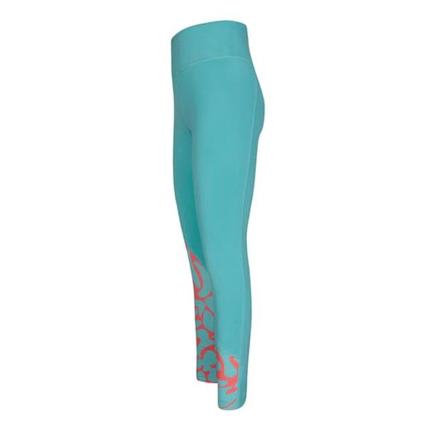 Reebok Womens/Ladies Abstract Skinny Running Leggings - Teal - 