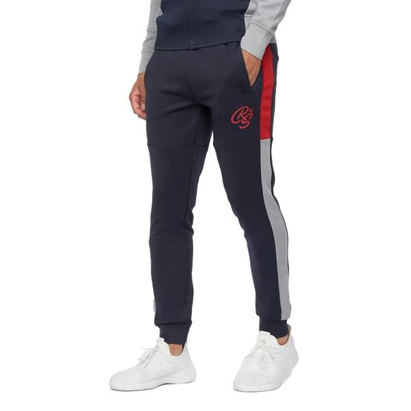 Crosshatch Mens Brayden Tracksuit - Navy - 