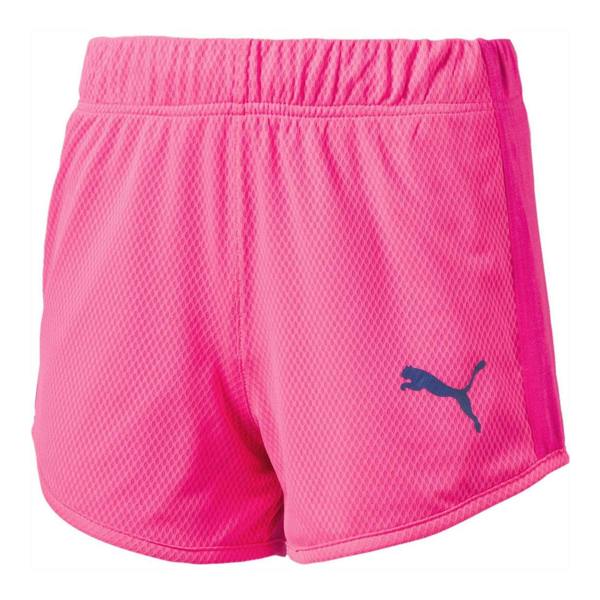 Puma Boys D4Softsport Fleece Logo Shorts - Pink - 