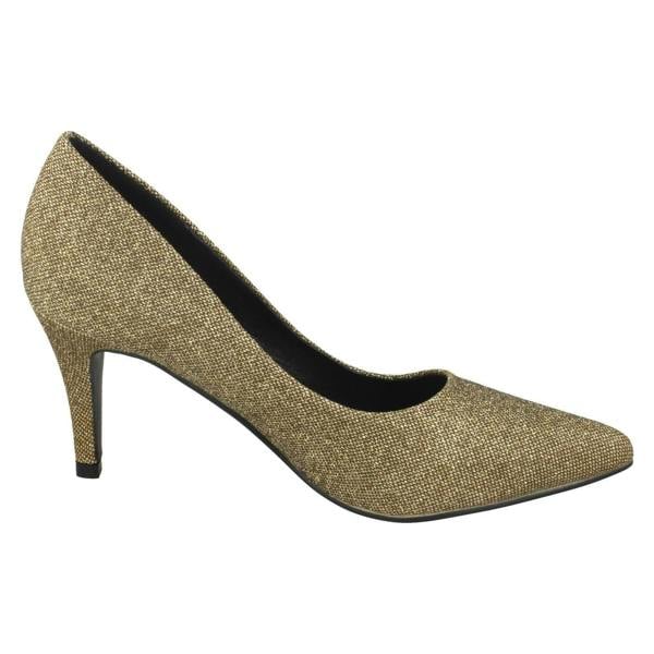 Anne Michelle Ladies Anne Michelle Mid Heel Court Shoes