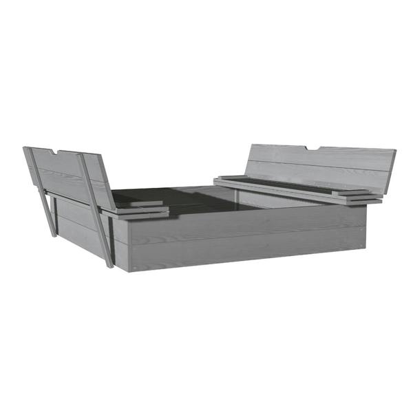 Soulet Sandpit with Folding Benches 120 x 120cm