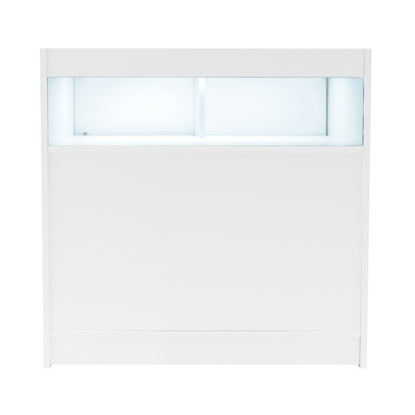 Monstershop Luna LED Shop Counter Set CM60, TB60 & 2 x B900 - White