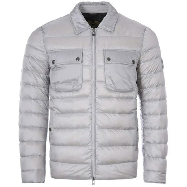 Belstaff Tour Old Down Overshirt Jacket - Silver