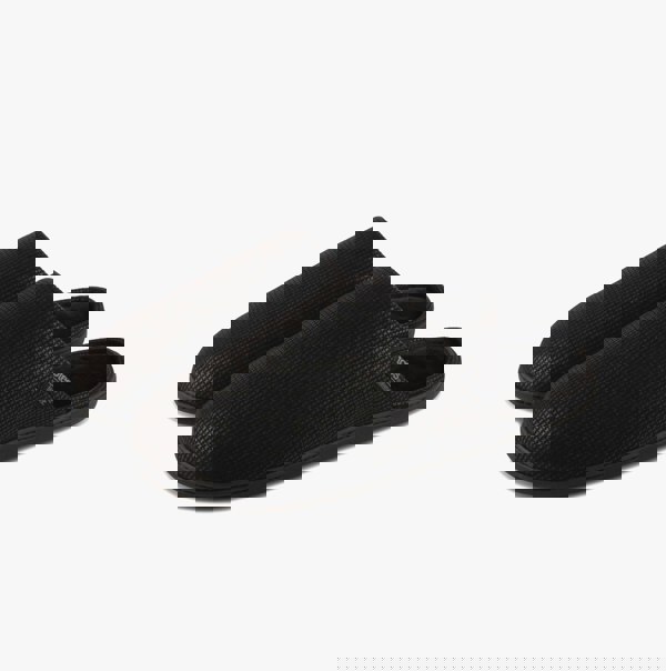 Totes Isotoner SQUARE PATTERNED SMART MULE Mens Mule Slippers Black