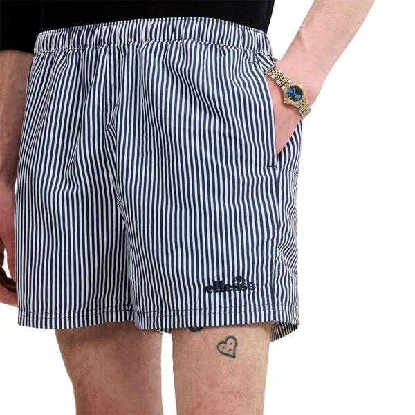 Ellesse Mens Sylbio Swim Shorts - White/Navy - 