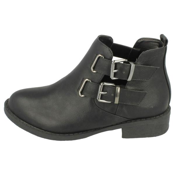 Spot On Girls Spot On Ankle Boots With Buckle Detail
