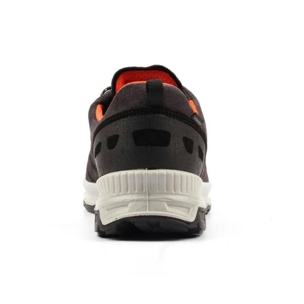 Close-up of Grisport Renegade walking shoe with heel protection for outdoor activities