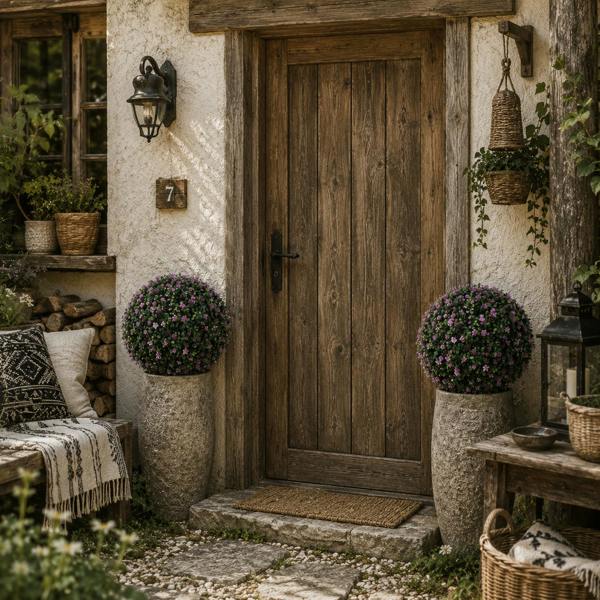 Wyld Haus Safiri Set Of 2 Artificial Boxwood Ball Plants For Decorative Use