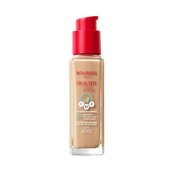 Bourjois Healthy Mix Clean and Vegan Foundation 30ml - 53W Light Beige