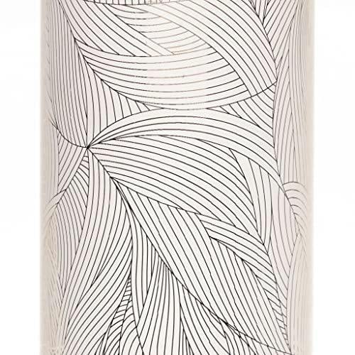 2cm Christmas Decorated Vase Table Feather Design Silver Battery Operated LED Lamp image 4
