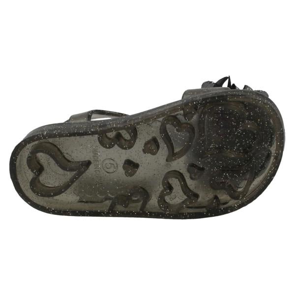 Spot On Girls Spot On Flat Jelly Flower Trim Mule