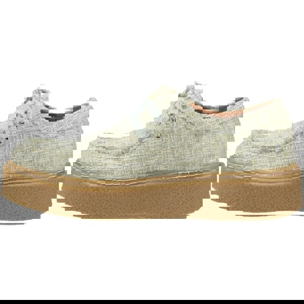 Hush Puppies Bridie Textile Textile Women's Mint Moccasins Shoes