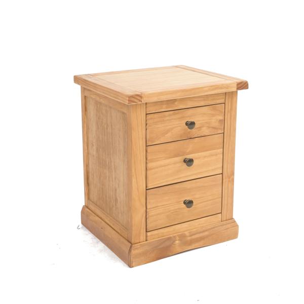 Cabinet Bits Lucca 3 Drawer Bedside Table
