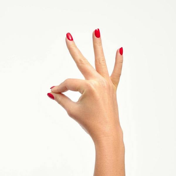 Nail HQ Petite Round Red Nails (24 Pieces)