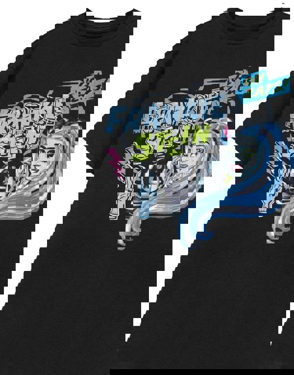 Monster High Girls Black Frankiestein Short Sleeved T-Shirt