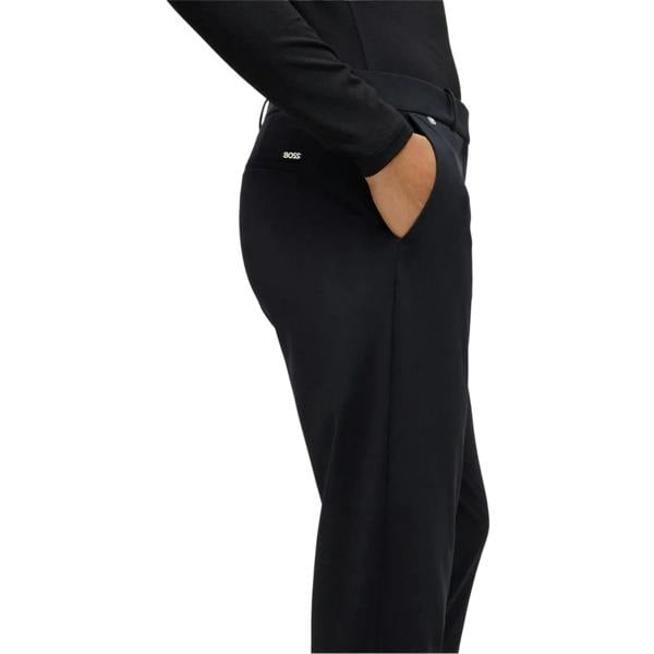 Boss Womens/Ladies Plain Straight Chinos - Black - 