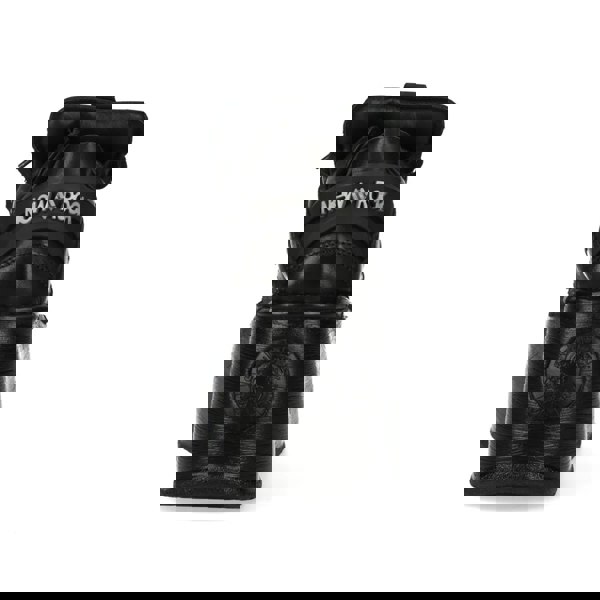 New Rock M-120N-C96 Black Leather Platform Ankle Boots