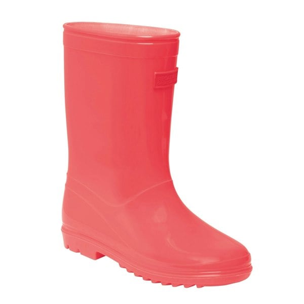 Regatta Childrens/Kids Wenlock Wellington Boots - Fiery Coral