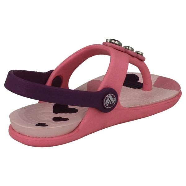 Crocs Girls Crocs Toe Post Sandals Reina Hearts