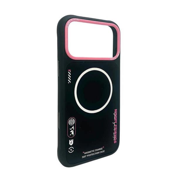 Nimmy Friends Nimmy Cool & Cute 2.0 Case with MagSafe for iPhone 17 Pro Max 6.9" Black Pink - N-YJKM-CX2.0-IP17-PRO-MAX-01-B