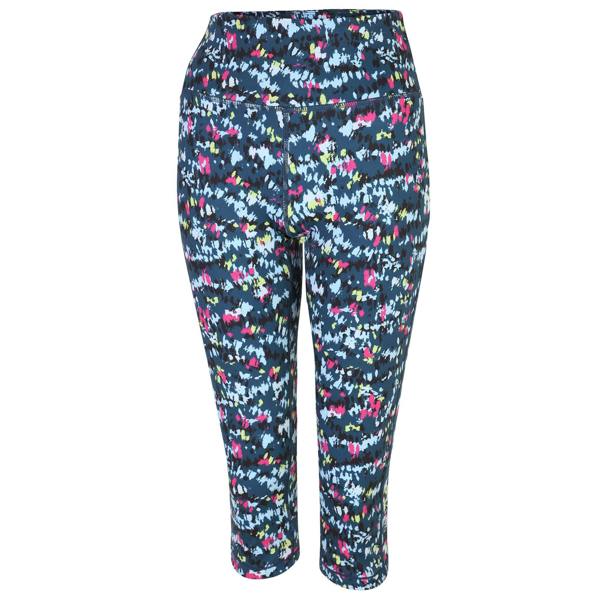 Dare 2B Womens/Ladies Influential Dash Print 3/4 Leggings - Moonlight Denim - 