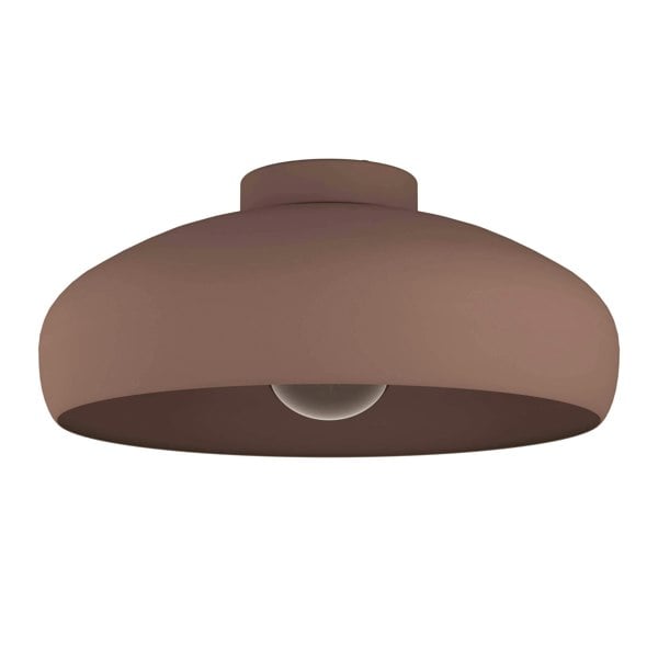 EGLO Mogano Round Mocha-Coloured Ceiling Light