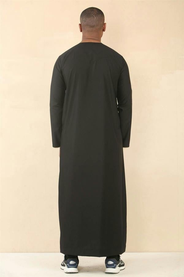 Infinity Leather Men's Omani Eid Thobe  Saudi Emirati Jubba Robe