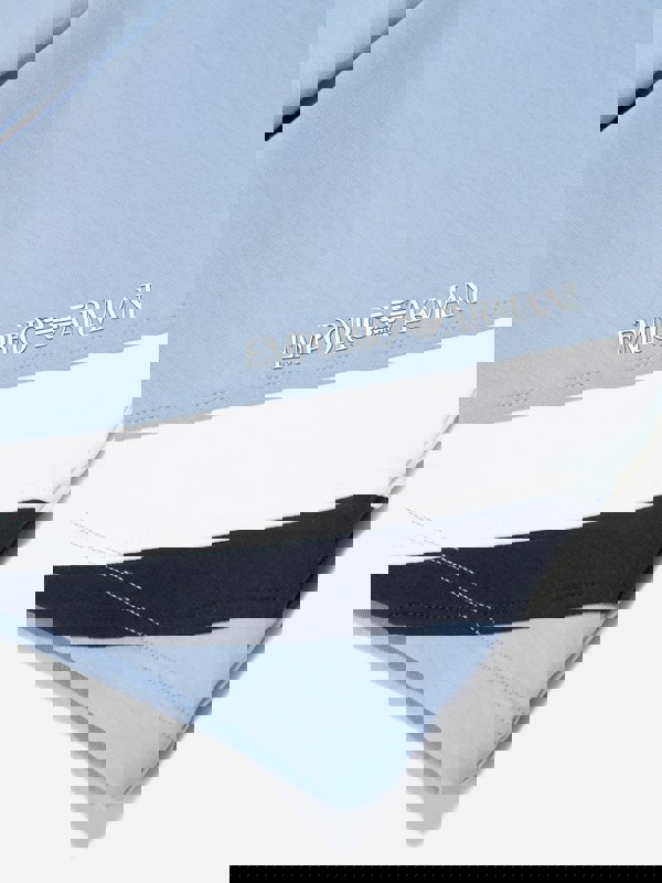 Emporio Armani Boys Bermuda Shorts In Blue