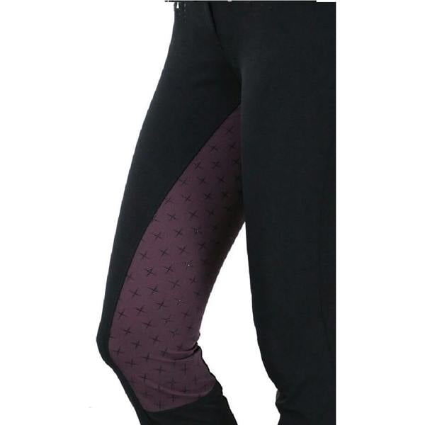 HyFASHION Womens/Ladies Knightsbridge Breeches - Black/Fig - 