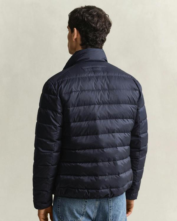 GANT Mens Light Down Jacket - 433 Evening Blue | CHO | Designer Mens Light Down Jackets