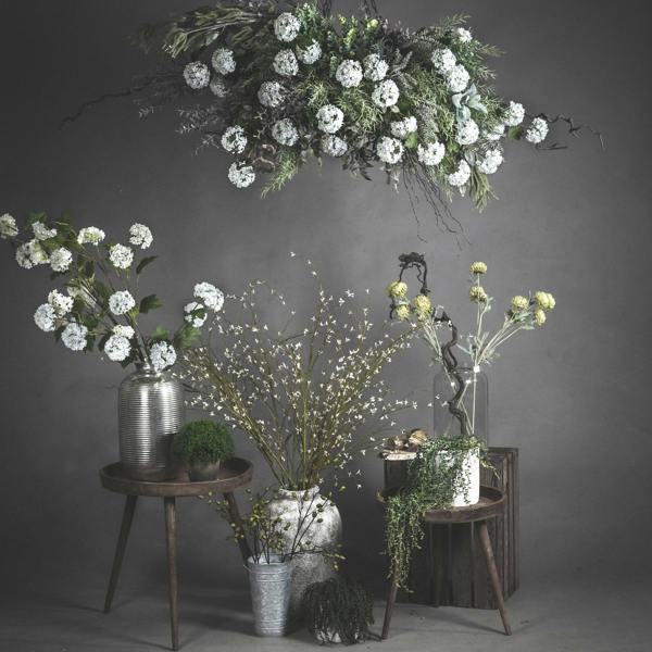 Wyld Haus Set of 3 Artificial Flowers White Willow Sprays
