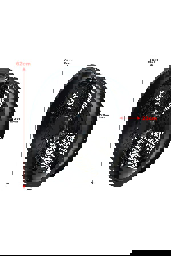 Living and Home Ventilation Range Hood Wall-Mounted Exhaust Axial Fan Kitchen Ventilator 22-inch