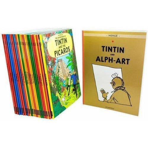 Tintin Paperback Boxed Set 23 Titles: Complete Paperback Slipcase by Herge